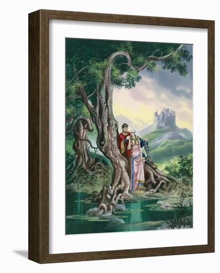 Tristan and Isolde-Ron Embleton-Framed Giclee Print