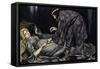 Tristan and Isolde-Robert Engels-Framed Stretched Canvas