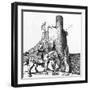 Tristan Arriving at the Castle of Sir Nabon, Illustration from 'The Story of the Champions of the R-Howard Pyle-Framed Giclee Print