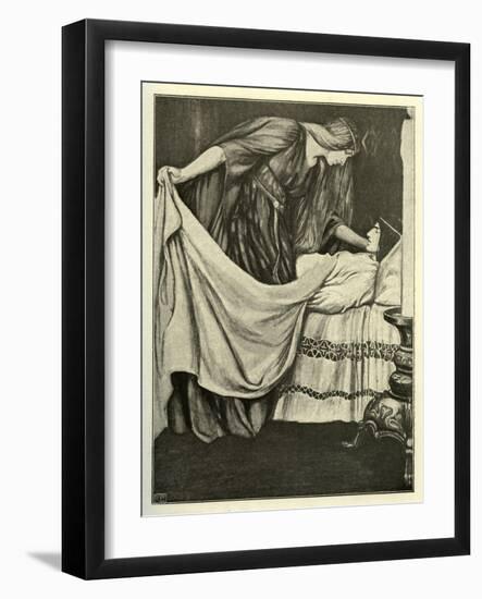 Tristan's death in Tristan und Isolde-Robert Engels-Framed Giclee Print