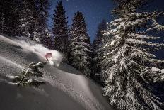 Kilian Jornet training above Montenvers-Tristan Shu-Photographic Print