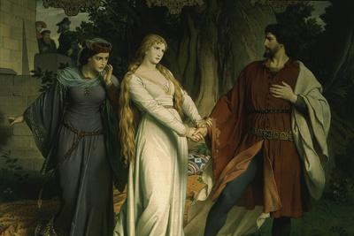 'Tristan with Iseult, or Isolde, Scene from Tristan Und Isolde, 1865
