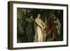 Tristan with Iseult, or Isolde, Scene from Tristan Und Isolde, 1865-August Spiess-Framed Giclee Print