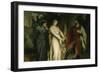 Tristan with Iseult, or Isolde, Scene from Tristan Und Isolde, 1865-August Spiess-Framed Giclee Print