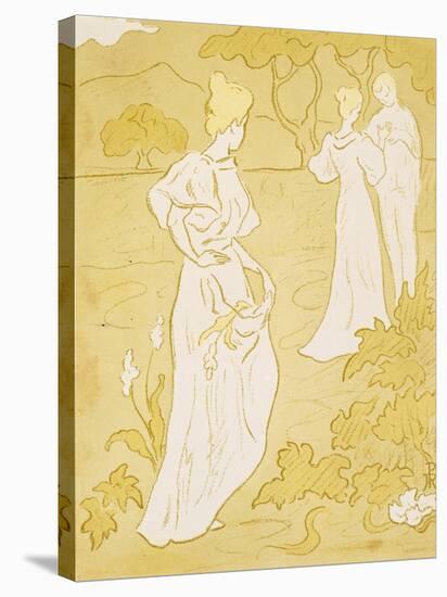 Tristesse (Sadness), 1896 (Lithograph in Colours)-Paul Ranson-Stretched Canvas