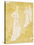 Tristesse (Sadness), 1896 (Lithograph in Colours)-Paul Ranson-Stretched Canvas