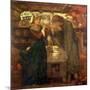 Tristram and Isolde Drinking the Love Potion, 1867-Dante Gabriel Rossetti-Mounted Giclee Print