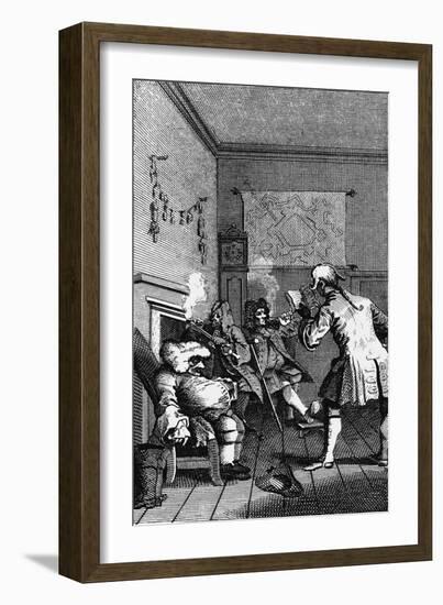 'Tristram Shandy' --William Hogarth-Framed Giclee Print