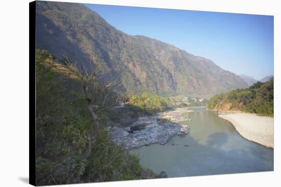 Trisuli River, Gorkha District, Gandaki, Nepal-Ian Trower-Stretched Canvas