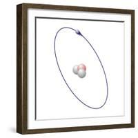 Tritium, Atomic Model-Friedrich Saurer-Framed Premium Photographic Print