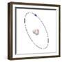 Tritium, Atomic Model-Friedrich Saurer-Framed Premium Photographic Print