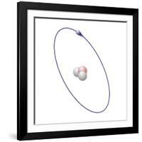 Tritium, Atomic Model-Friedrich Saurer-Framed Photographic Print