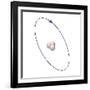 Tritium, Atomic Model-Friedrich Saurer-Framed Photographic Print