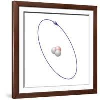 Tritium, Atomic Model-Friedrich Saurer-Framed Photographic Print