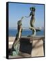 Triton and Nereida Sculpture on the Malecon, Puerto Vallarta, Mexico-Michael DeFreitas-Framed Stretched Canvas