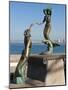 Triton and Nereida Sculpture on the Malecon, Puerto Vallarta, Mexico-Michael DeFreitas-Mounted Photographic Print