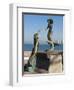 Triton and Nereida Sculpture on the Malecon, Puerto Vallarta, Mexico-Michael DeFreitas-Framed Photographic Print