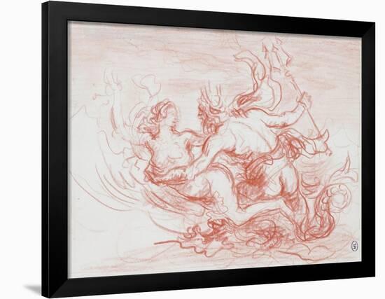 Triton et néréide-Louis Anquetin-Framed Giclee Print