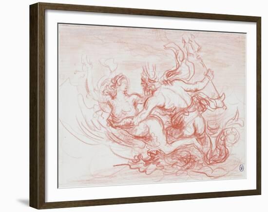 Triton et néréide-Louis Anquetin-Framed Giclee Print