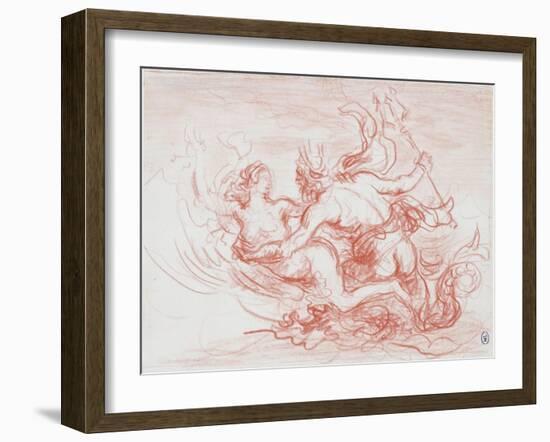 Triton et néréide-Louis Anquetin-Framed Giclee Print