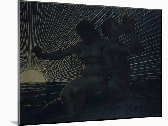 Triton Pair, 1892-Hans Thoma-Mounted Giclee Print