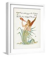 Triton's Spear, Crane-Walter Crane-Framed Art Print