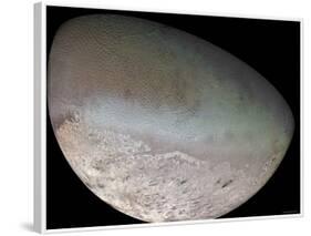 Triton, the Largest Moon of Planet Neptune-Stocktrek Images-Framed Photographic Print