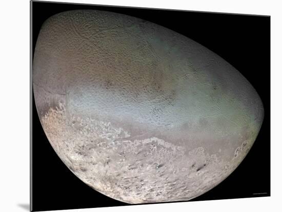 Triton, the Largest Moon of Planet Neptune-Stocktrek Images-Mounted Photographic Print