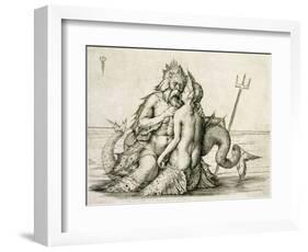 Triton with the Nereid-Jacopo De' Barbari-Framed Giclee Print