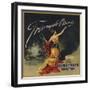 Triumph Brand - California - Citrus Crate Label-Lantern Press-Framed Art Print