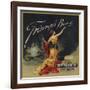 Triumph Brand - California - Citrus Crate Label-Lantern Press-Framed Art Print