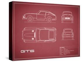 Triumph GT6 Mk1 White-Mark Rogan-Stretched Canvas