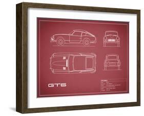 Triumph GT6 Mk1 White-Mark Rogan-Framed Art Print