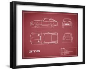 Triumph GT6 Mk1 White-Mark Rogan-Framed Art Print