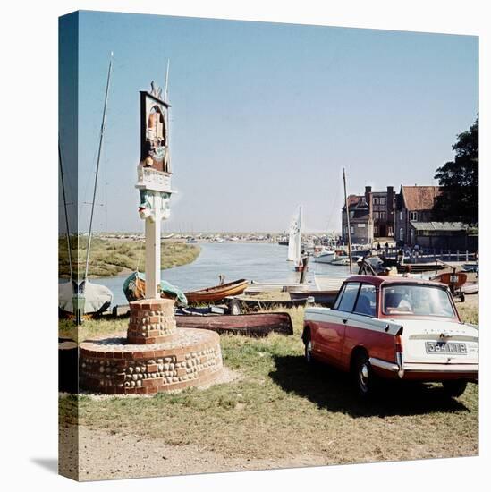 Triumph Herald Car on Norfolk Coastline, 1966-Malcolm MacNeil-Stretched Canvas