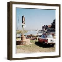 Triumph Herald Car on Norfolk Coastline, 1966-Malcolm MacNeil-Framed Photographic Print