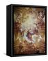 Triumph in the Name of Jesus-Giovanni Battista Gaulli-Framed Stretched Canvas