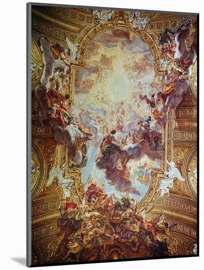 Triumph in the Name of Jesus-Giovanni Battista Gaulli-Mounted Giclee Print