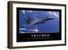 Triumph: Inspirational Quote and Motivational Poster-null-Framed Photographic Print