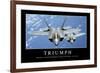 Triumph: Inspirational Quote and Motivational Poster-null-Framed Photographic Print