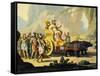 Triumph of America, Circa 1760-Giuseppe Zocchi-Framed Stretched Canvas