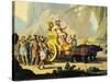 Triumph of America, Circa 1760-Giuseppe Zocchi-Stretched Canvas