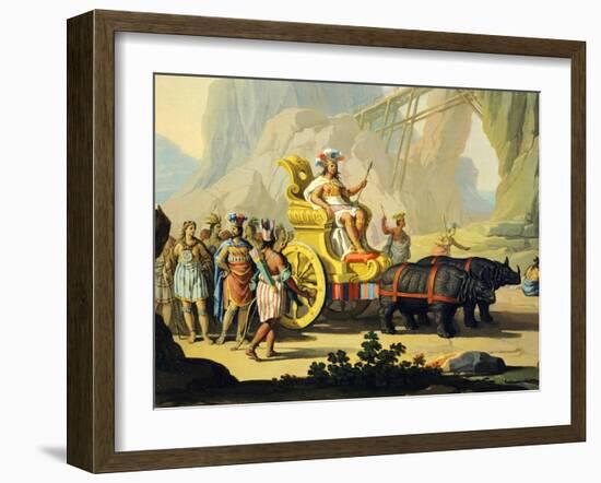Triumph of America, Circa 1760-Giuseppe Zocchi-Framed Giclee Print