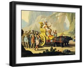 Triumph of America, Circa 1760-Giuseppe Zocchi-Framed Giclee Print