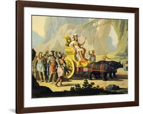 Triumph of America, Circa 1760-Giuseppe Zocchi-Framed Giclee Print