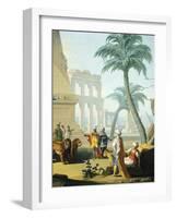 Triumph of America, Circa 1760-Giuseppe Zocchi-Framed Giclee Print