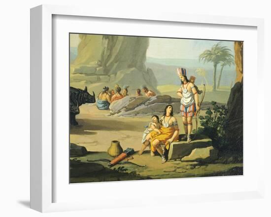 Triumph of America, Circa 1760-Giuseppe Zocchi-Framed Giclee Print