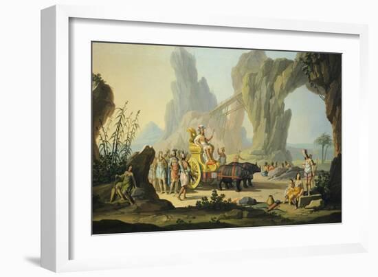 Triumph of America, Circa 1760-Giuseppe Zocchi-Framed Giclee Print