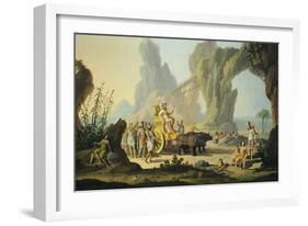 Triumph of America, Circa 1760-Giuseppe Zocchi-Framed Giclee Print