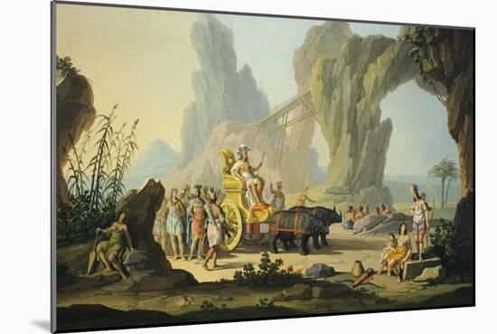 Triumph of America, Circa 1760-Giuseppe Zocchi-Mounted Giclee Print